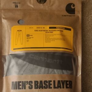 Carhartt Men's Base Layer Pant in Black with Kraft Packaging